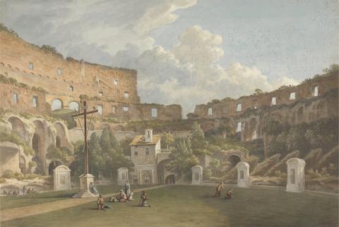 John Warwick Smith An Interior View of the Colosseum, Rome