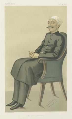 Leslie Matthew 'Spy' Ward Vanity Fair: Royalty; 'An Indian Statesman', Nawab Sir Salar Jung, October 14, 1876