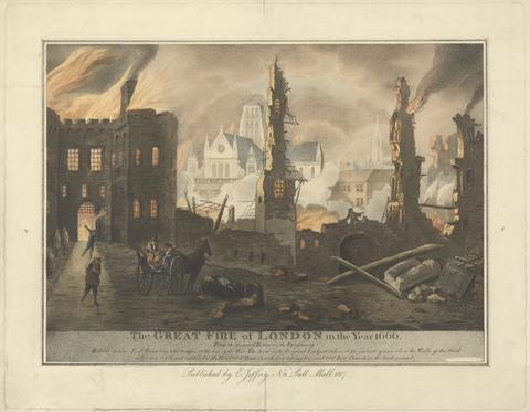 unknown artist The Great Fire of London in the Year 1666