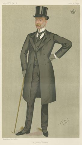 Leslie Matthew 'Spy' Ward Politicians - Vanity Fair. 'a young Viceroy.' Lord Houghton. 10 December 1892