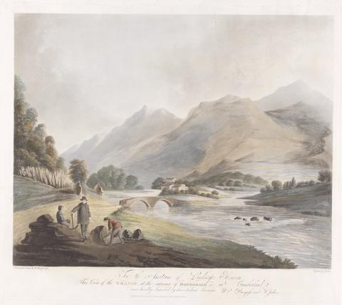Francis Jukes View of the Grange at the Entrance of Borrowdale in Cumberland
