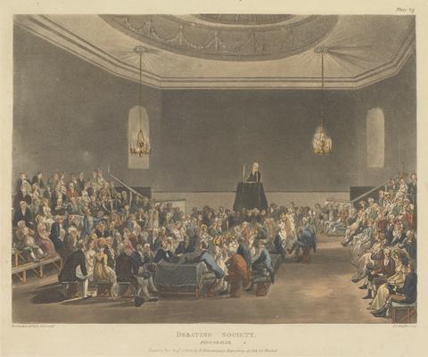 Thomas Rowlandson Debating Society, Piccadilly