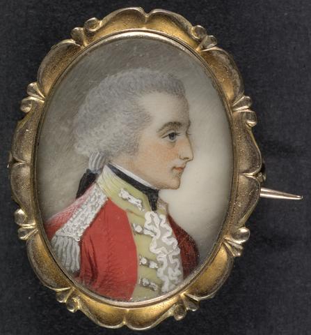 Frederick Buck Young officer in a Red Tunic