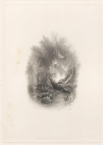 James T. Willmore Fire at Sea (vignette)