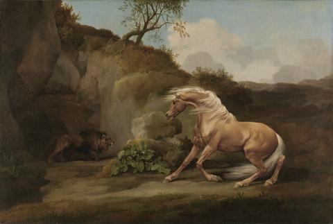 George Stubbs Horse Frightened by a Lion