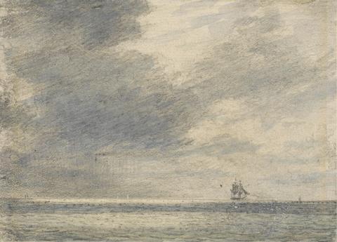 Alfred Abram Constable Evening at Sea