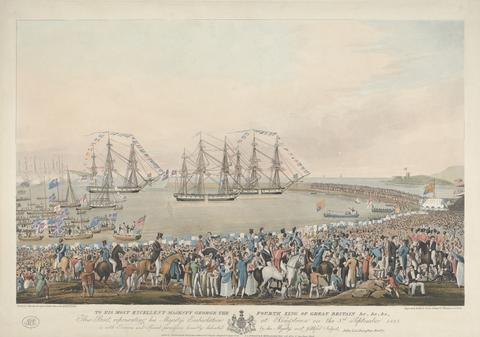 Robert Havell His Majesty's Embarkation at Kingstown on 3rd September 1821