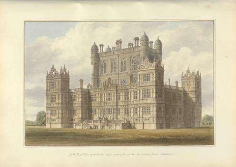 John Buckler FSA South East View of Wollaton Hall. Nottinghamshire; the Seat of Lord Middleton
