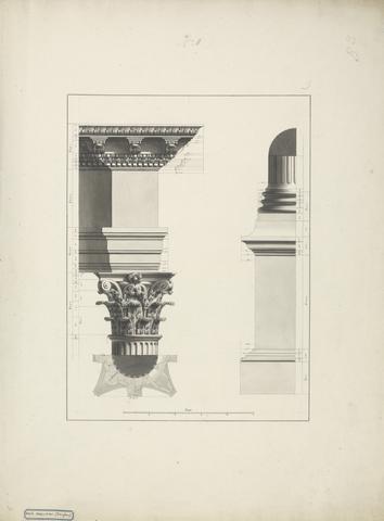 Architectural detail of column at Assuras