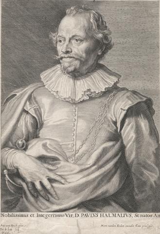 Pieter de Jode Nobilissimus et Integermus Vir, D. Paulus Halmalius, Senator Ant.