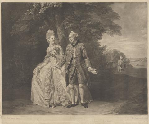Richard Earlom Thomas King and Mrs. Baddeley