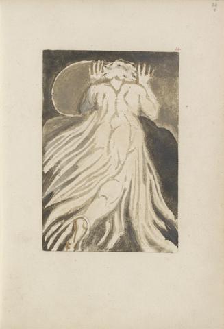 William Blake The First Book of Urizen, Plate 28 (Bentley 27)