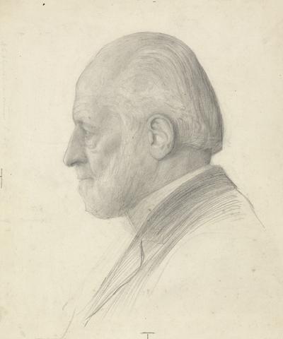 James Havard Thomas Portrait of an Elderly Gentleman and Portrait of an Elderly Woman