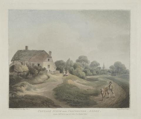 Francis Jukes Cottage Scene Near Colchester, Essex (1 of 2)