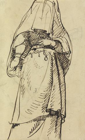 Benjamin Robert Haydon Study of a Veiled Woman