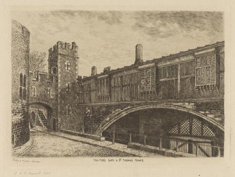 unknown artist Traitor's Gate and St. Thomas' Tower