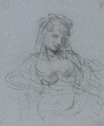 Half-Length Study of a Seated Woman