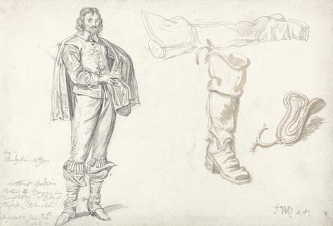 James Ward Studies after Anthony van Dyck's Portrait of Arthur Goodwin