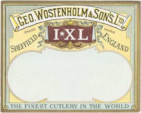 Geo. Wostenholm & Son's, Ltd. : Sheffield, England : the finest cutlery in the world.