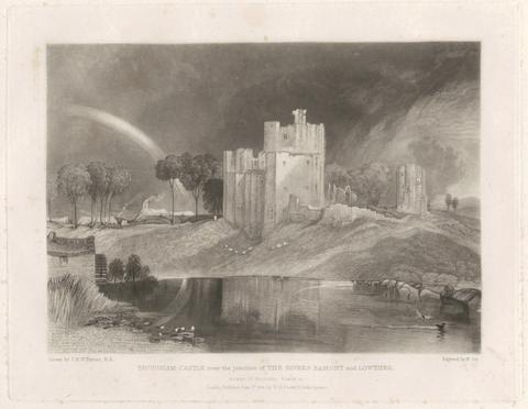 William Say Brougham Castle, near the junction of the Rivers Eamont and Lowther