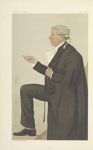 Leslie Matthew 'Spy' Ward Vanity Fair: Legal; 'York', Frank Lockwood, August 20, 1887