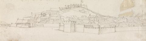 Henry Swinburne Sketch of a Walled City
