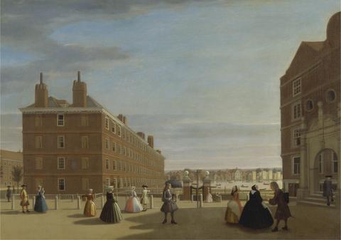 unknown artist The Paper Buildings, Inner Temple, London
