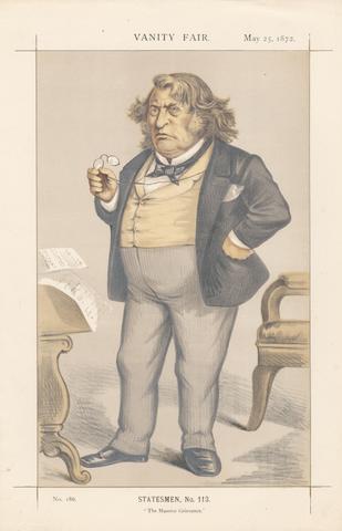 unknown artist Vanity Fair - 'The Massive Grievance'. Hon Charles Summer. 25 May 1872