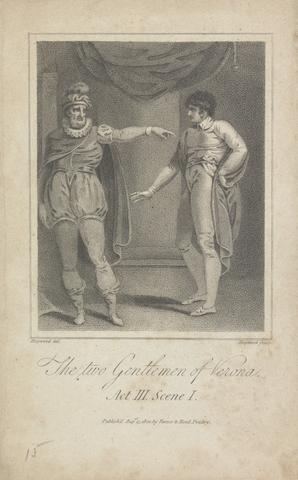 unknown artist The Two Gentlemen of Verona, Act III, Sc. I