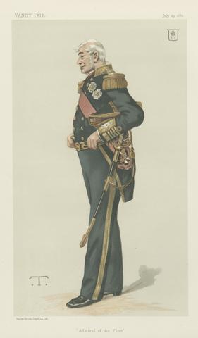 Theobald Chartran Vanity Fair: Military and Navy; 'Admiral of the Fleet', Sir Alexander Milne, July 29, 1882