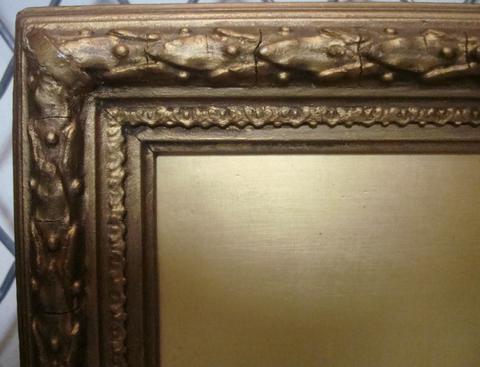 British, Louis XIII style frame