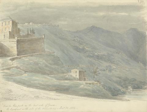 Sir Robert Smirke the younger From the Ramparts on the East Side of Genoa