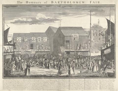 James Basire The Humours of Bartholomew Fair