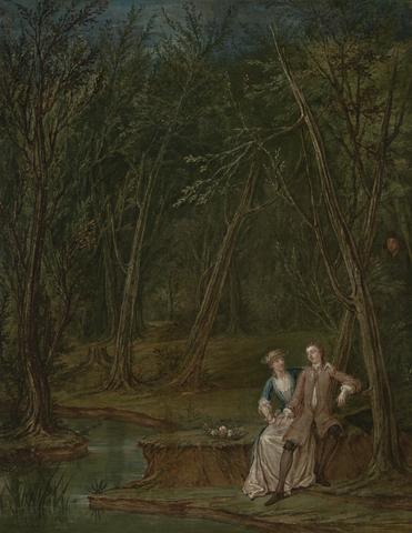 Marcellus Laroon the Younger Lovers in a glade