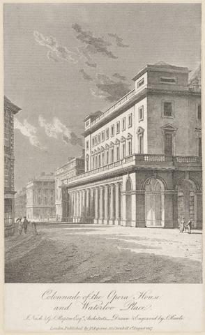 Samuel Rawle Colonnade of the Opera House and Waterloo Place