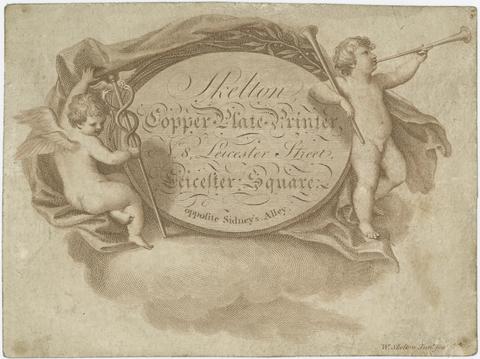 Skelton, William, 1763-1848, creator, engraver. Skelton, copper plate printer :