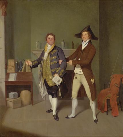 Samuel De Wilde John Quick and John Fawcett in Thomas Moreton's "The Way to Get Married"