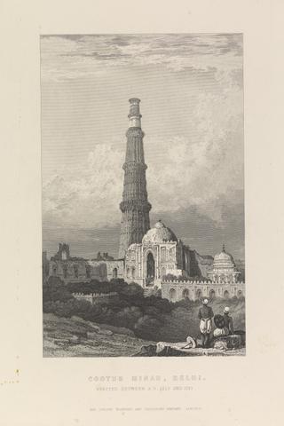 unknown artist Cootub Minar, Delhi