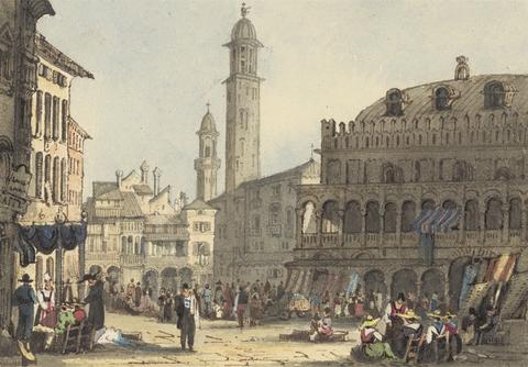Volume of 21 watercolors and two hand touched lithographs of continental scenes