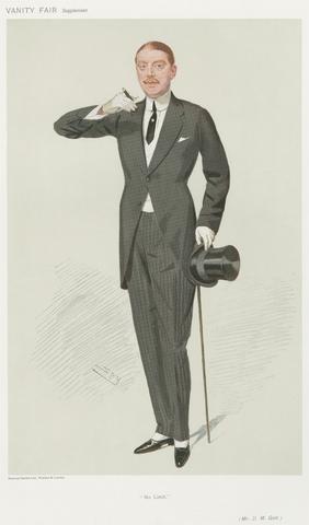 Leslie Matthew 'Spy' Ward Vanity Fair: Wagerers; 'No Limit', Mr. D. M. Gant, September 5, 1906