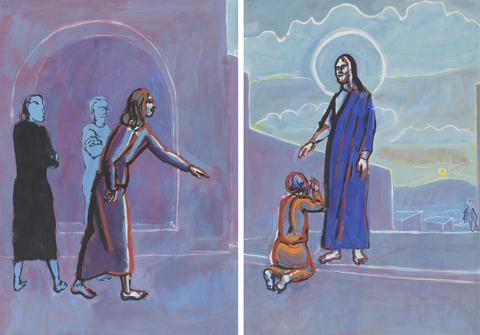 Francis Hoyland The Healing of the Man Born Blind (Right)