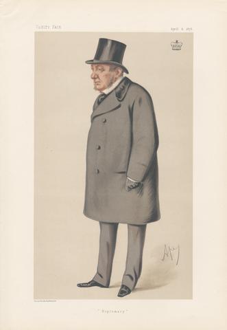 Carlo Pellegrini Diplomacy - Lord Lyons. 6 April 1878