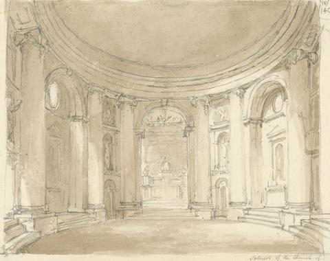 Sir Robert Smirke the younger Interior of a Church