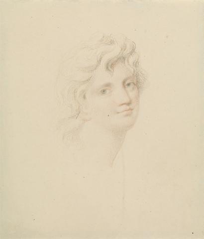 Edward Francis Burney Study of Female Head