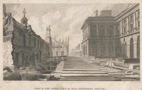 Thomas Medland View of the Inner Part of the Old Somerset House
