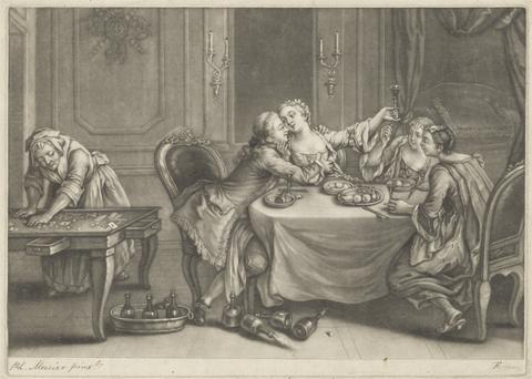 John Faber the Younger Prodigal Son with Harlots