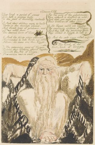 William Blake The First Book of Urizen, Plate 25, "They lived a period of years . . . ." (Bentley 28)