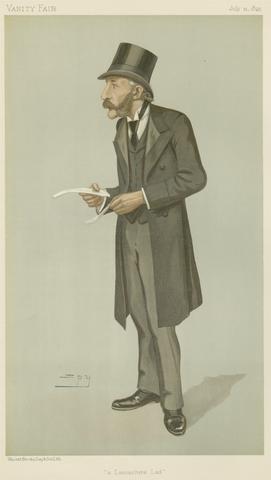 Leslie Matthew 'Spy' Ward Politicians - Vanity Fair. 'a Lancaster Lad.' Sir Henry Howorth. 11 July 1895