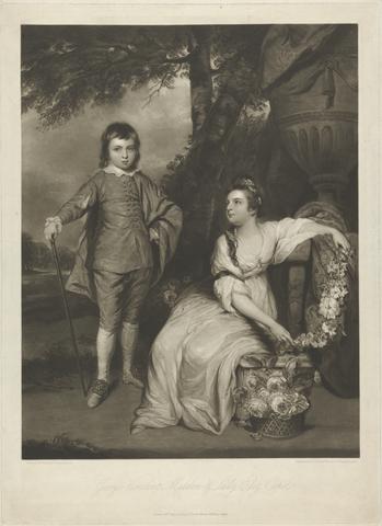 George Viscount Malden and Lady Elizabeth Capel