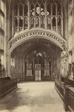 unknown artist Lady Chapel facing West, Gloucester Cathedral